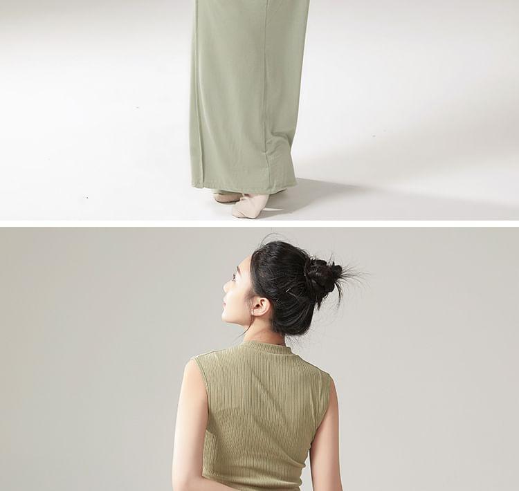 Flared-Sleeve Plain Dance Top / Tank Top Product Image