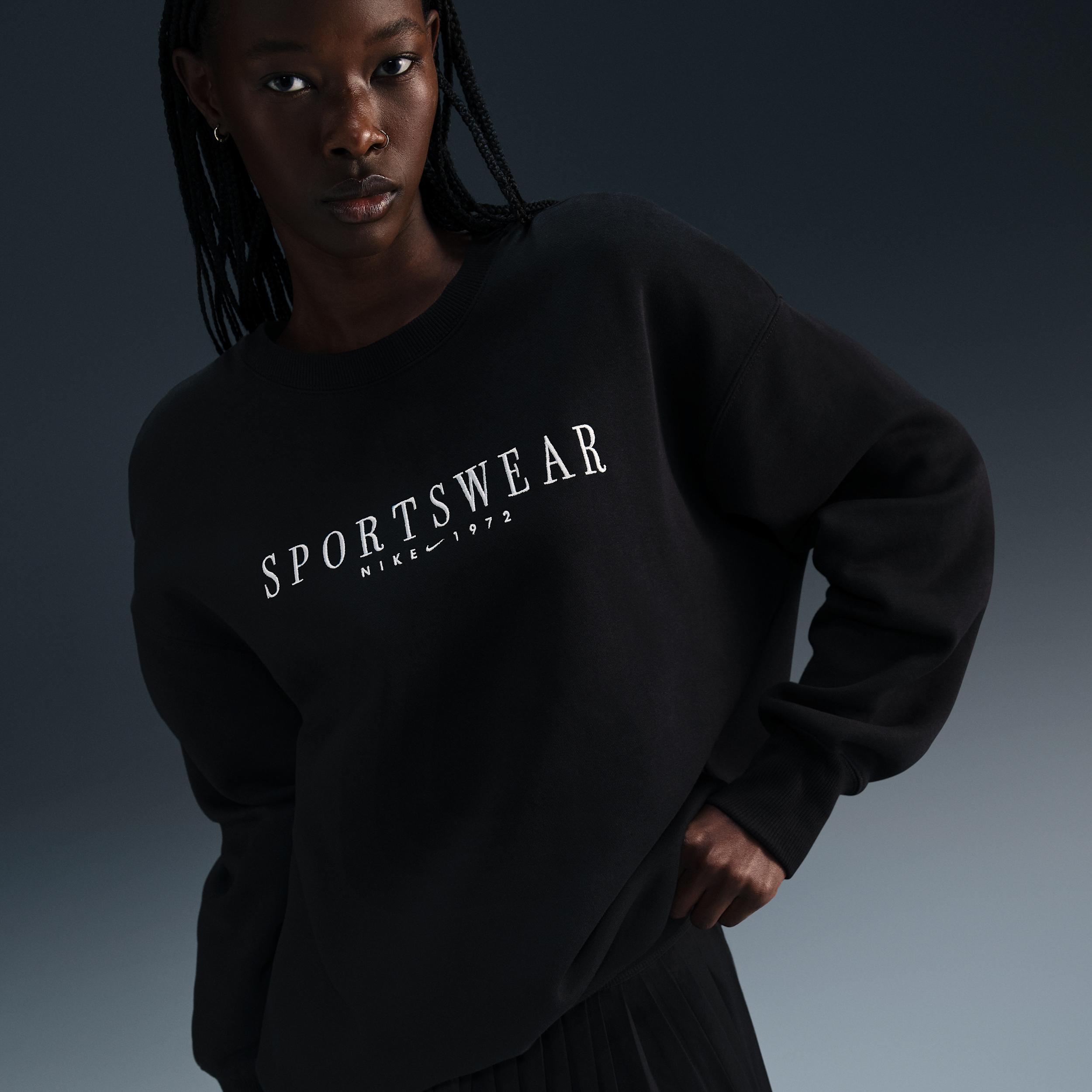 Nike Sportswear Phoenix Fleece Women's Oversized Crew-Neck Sweatshirt Product Image