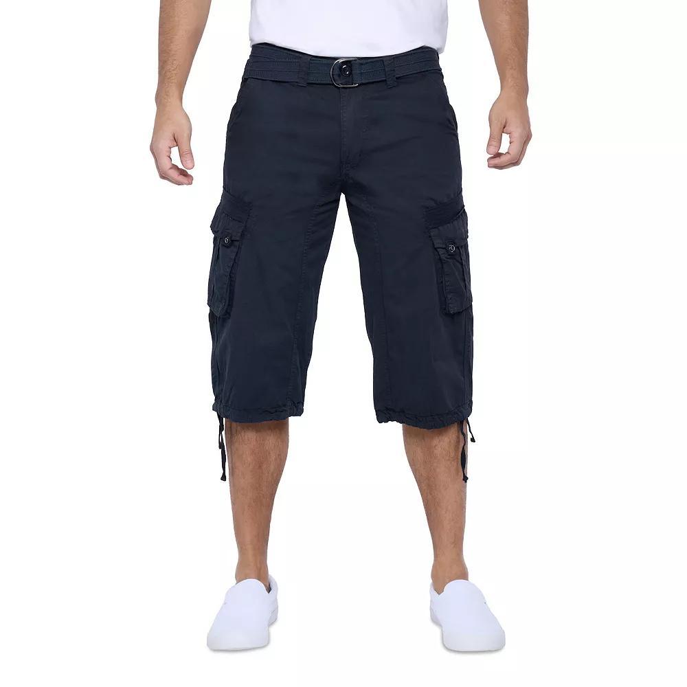 Men's Xray Messenger Belted Cargo Shorts, Size: 40, Green Product Image
