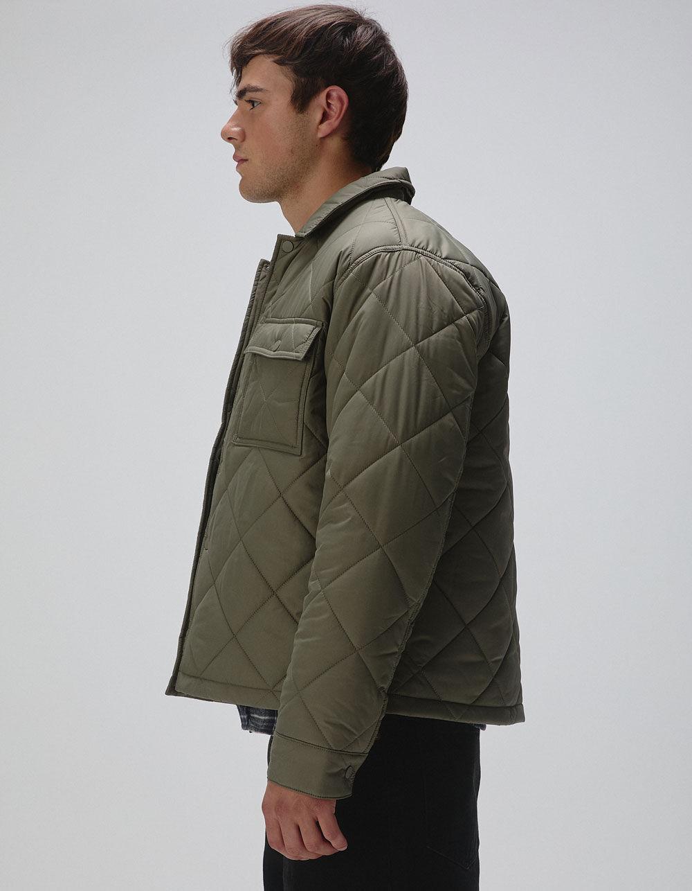 RSQ Mens Quilted Nylon Jacket - BLACK Product Image