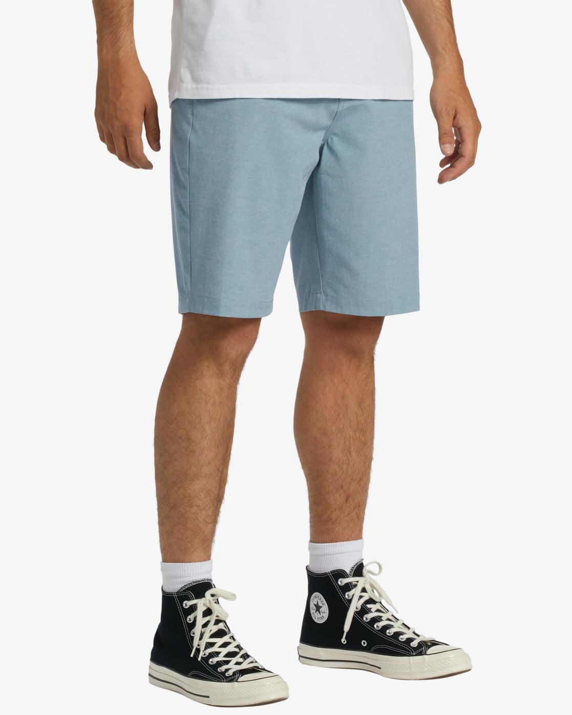 Crossfire 21" Hybrid Submersible Shorts - Dusty Blue Male Product Image