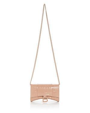 Hourglass Metallic Moc-Croc Chain Wallet Product Image