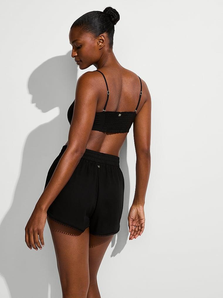 Beachwear Easy Tie-Front Bandeau Top Product Image