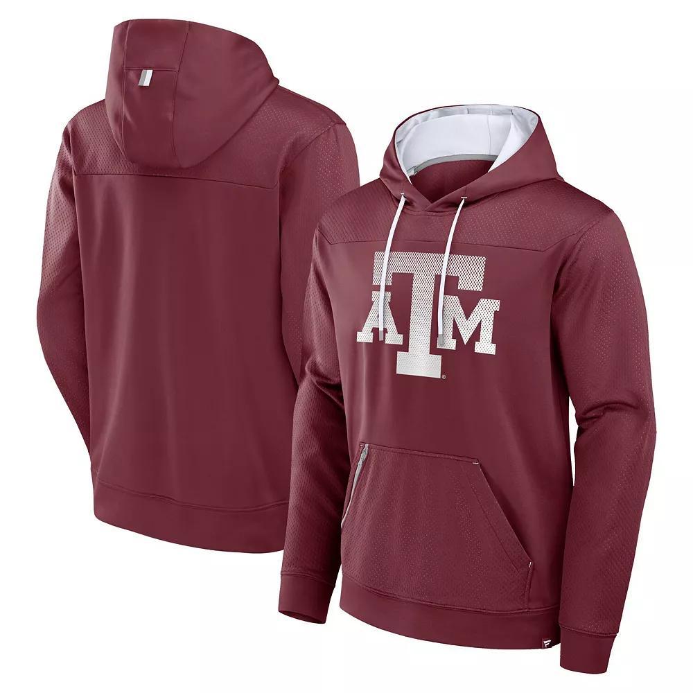 Men's Fanatics  Maroon Texas A&M Aggies Defender Dot Faded Primary Pullover Hoodie, Size: Large, Red Product Image