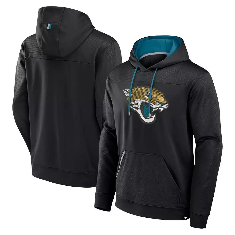 Men's Fanatics Black Jacksonville Jaguars Defender Pullover Hoodie, Size: Large Product Image