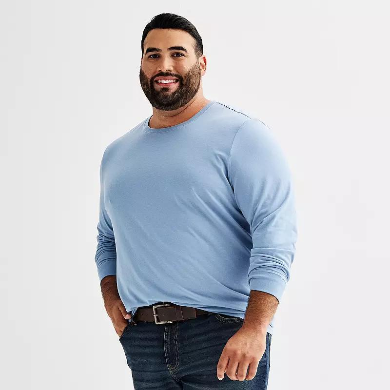 Big & Tall Sonoma Goods For Life Crewneck Tee, Mens Red Product Image