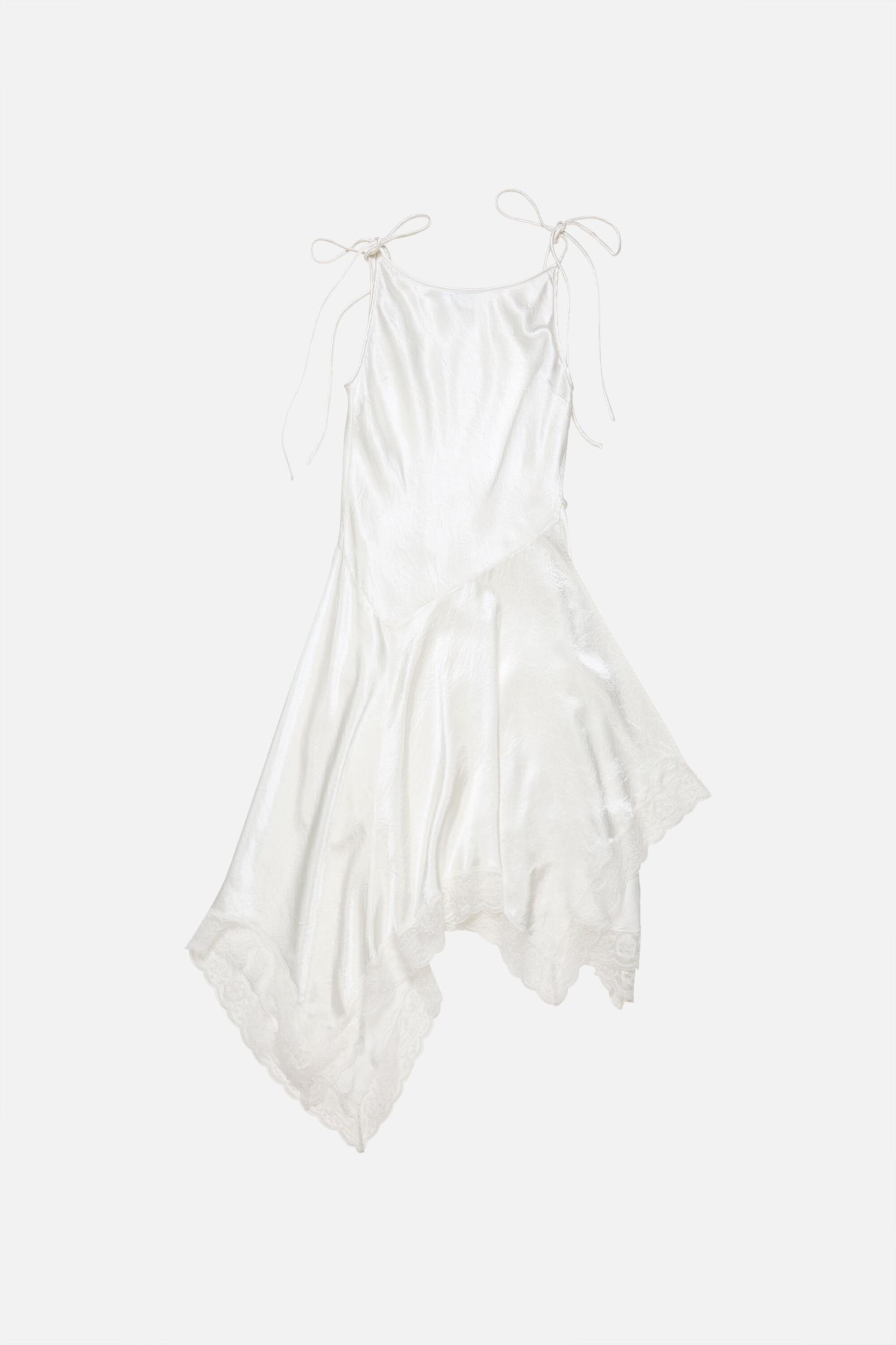 Satin lace dress Product Image