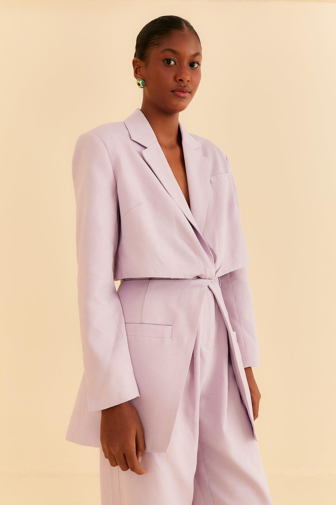 Lilac Cut Out Blazer Product Image