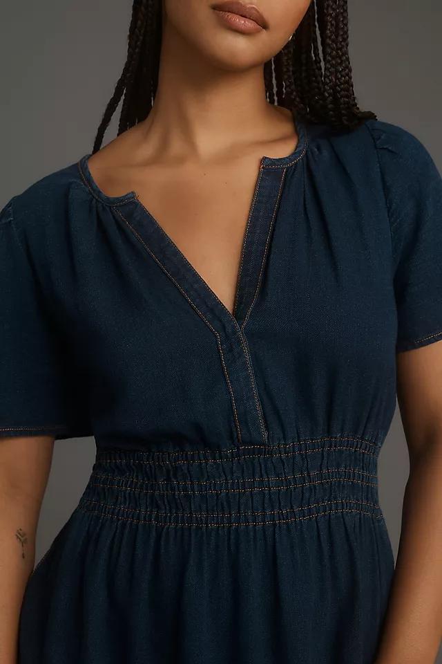 The Somerset Mini Dress: Denim Edition Product Image
