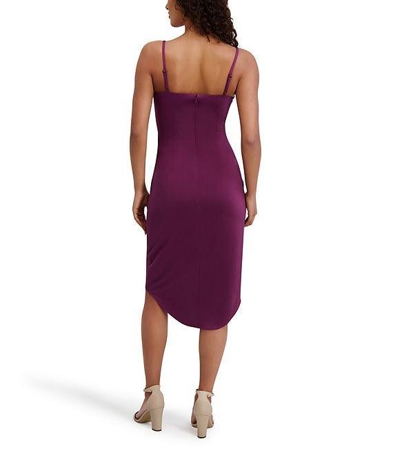 SIENA Cowl Neck Wrap Slip Dress Product Image
