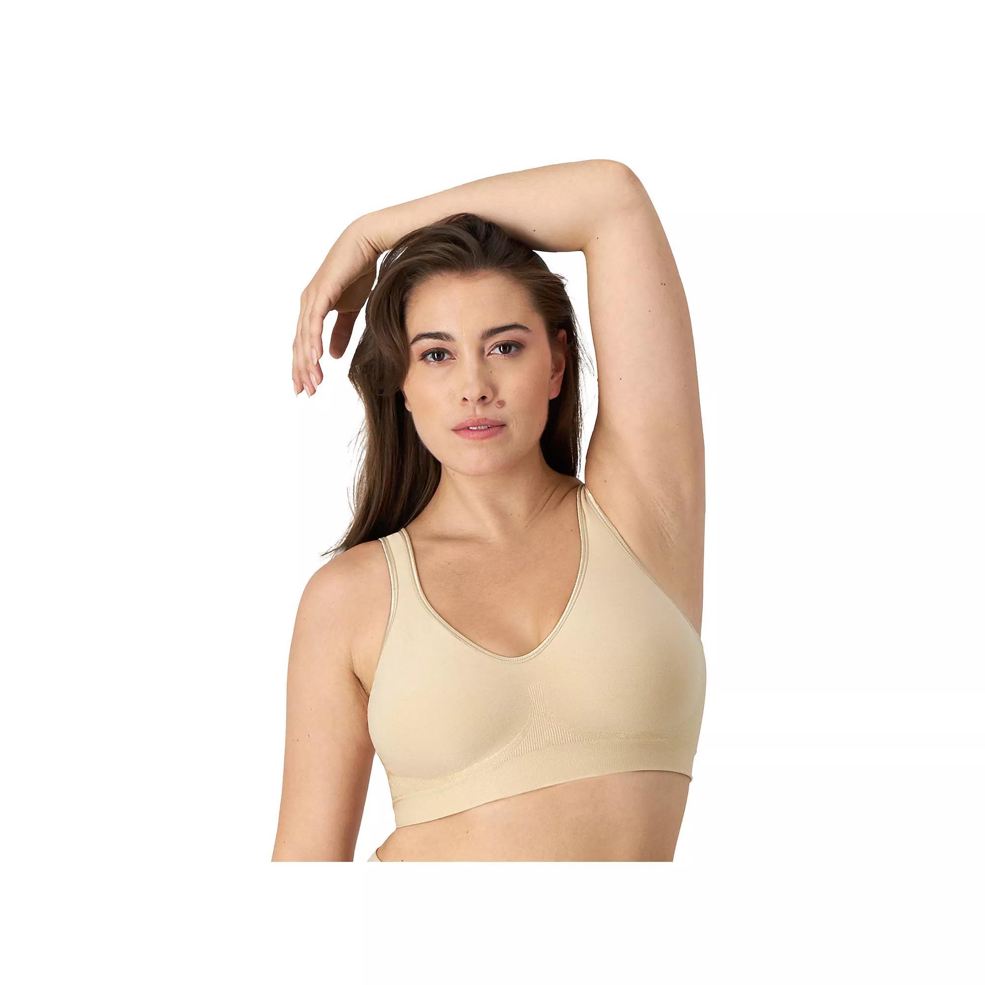 Bali Comfort Revolution ComfortFlex Fit Full-Coverage Wireless Bra DF3484, Women's, Size: Large, Crystal Grey Aztec Product Image