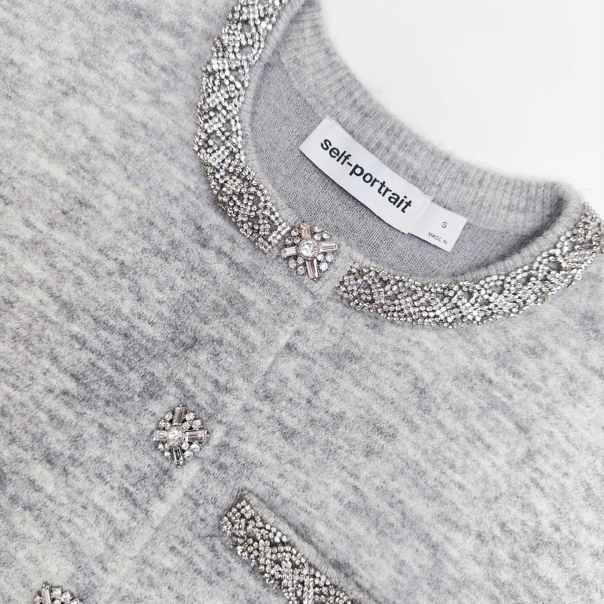 Grey Melange Cardigan Product Image