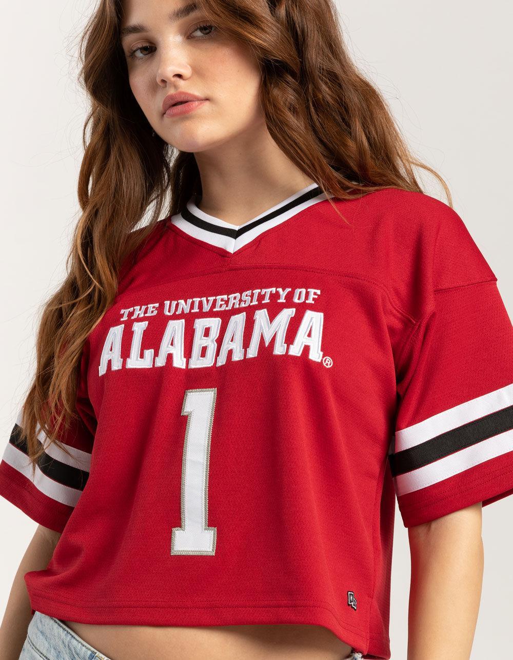 HYPE AND VICE University of Alabama Womens Football Jersey - RED Product Image