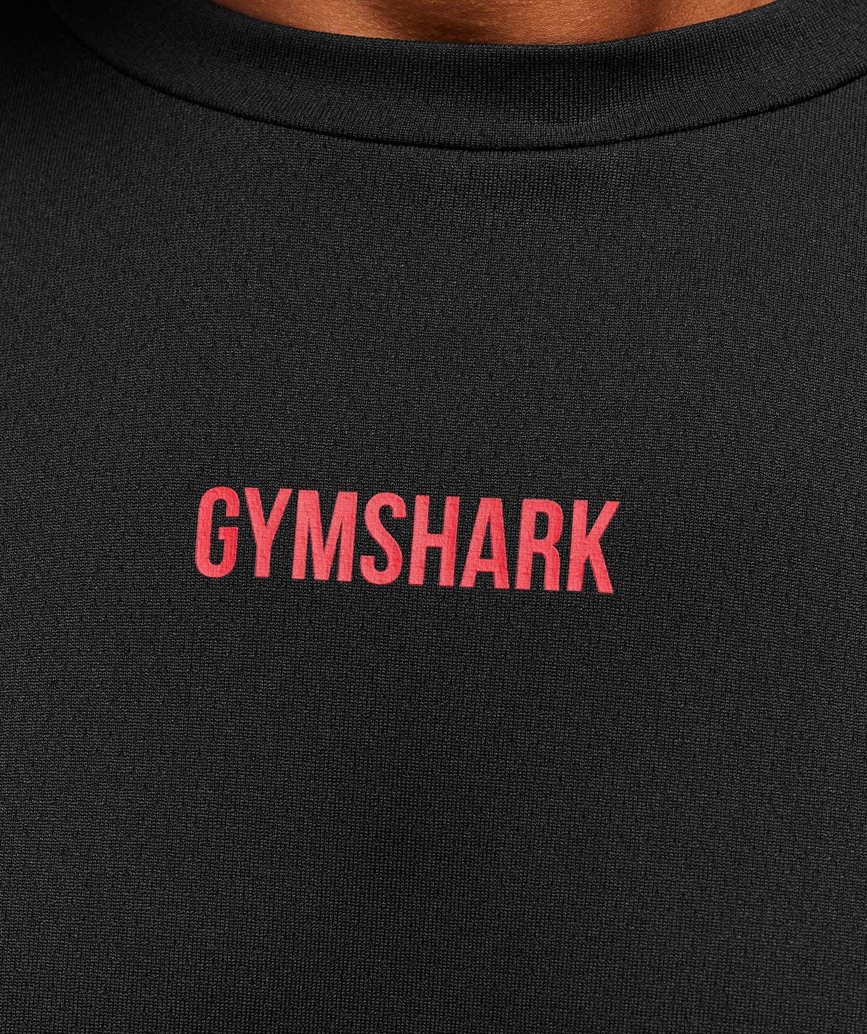 Gymshark Remember Why You Started T-Shirt - Black Male Product Image