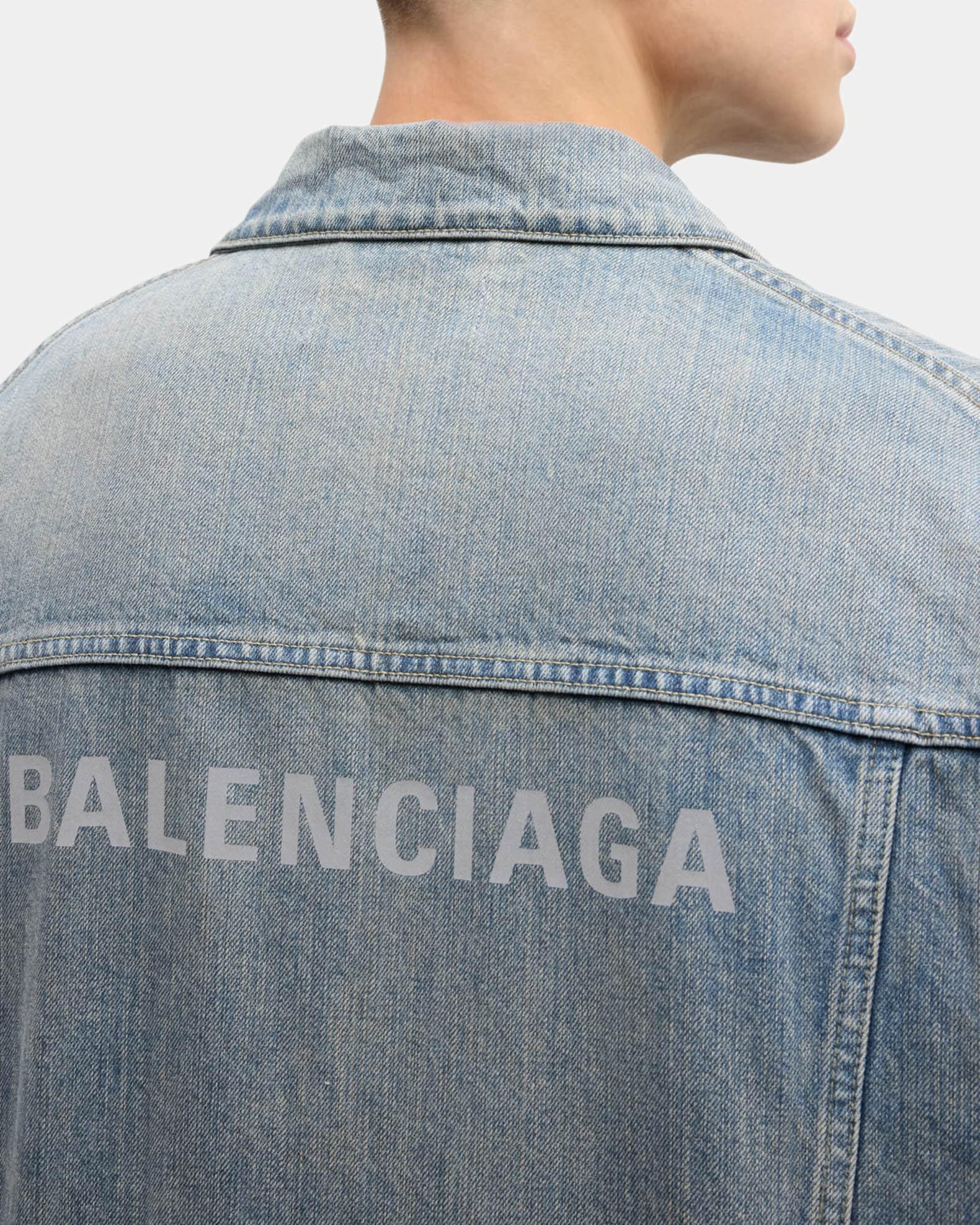 Men's Oversized Denim Jacket Product Image