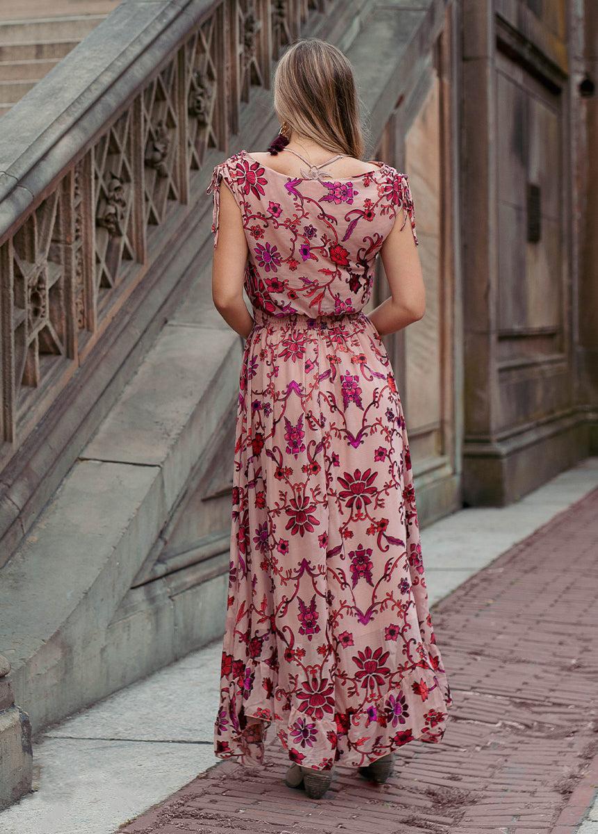 Gia Dress in Scarlet Flower Female Product Image