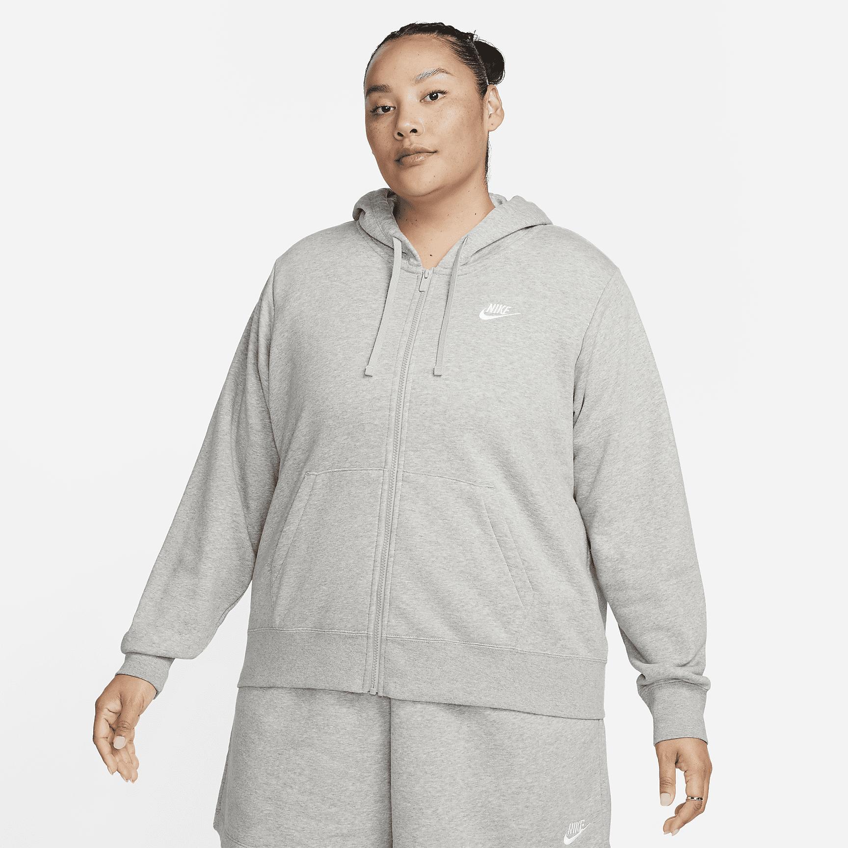 Nike Sportswear Club Fleece Women's Full-Zip Hoodie (Plus Size) Product Image