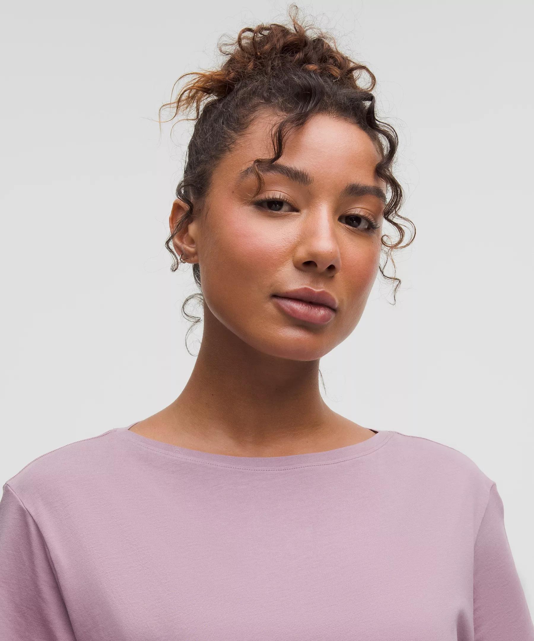 Relaxed-Fit Boatneck T-Shirt Product Image