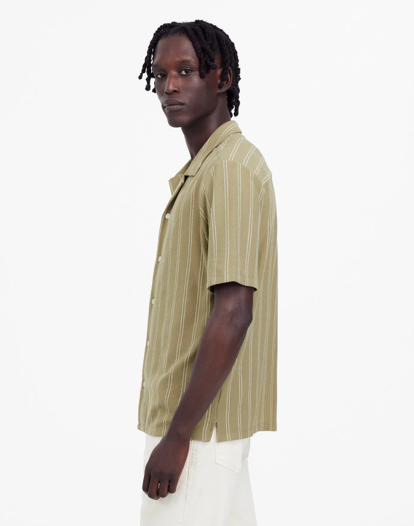 Textured Camp Collar Shirt Product Image