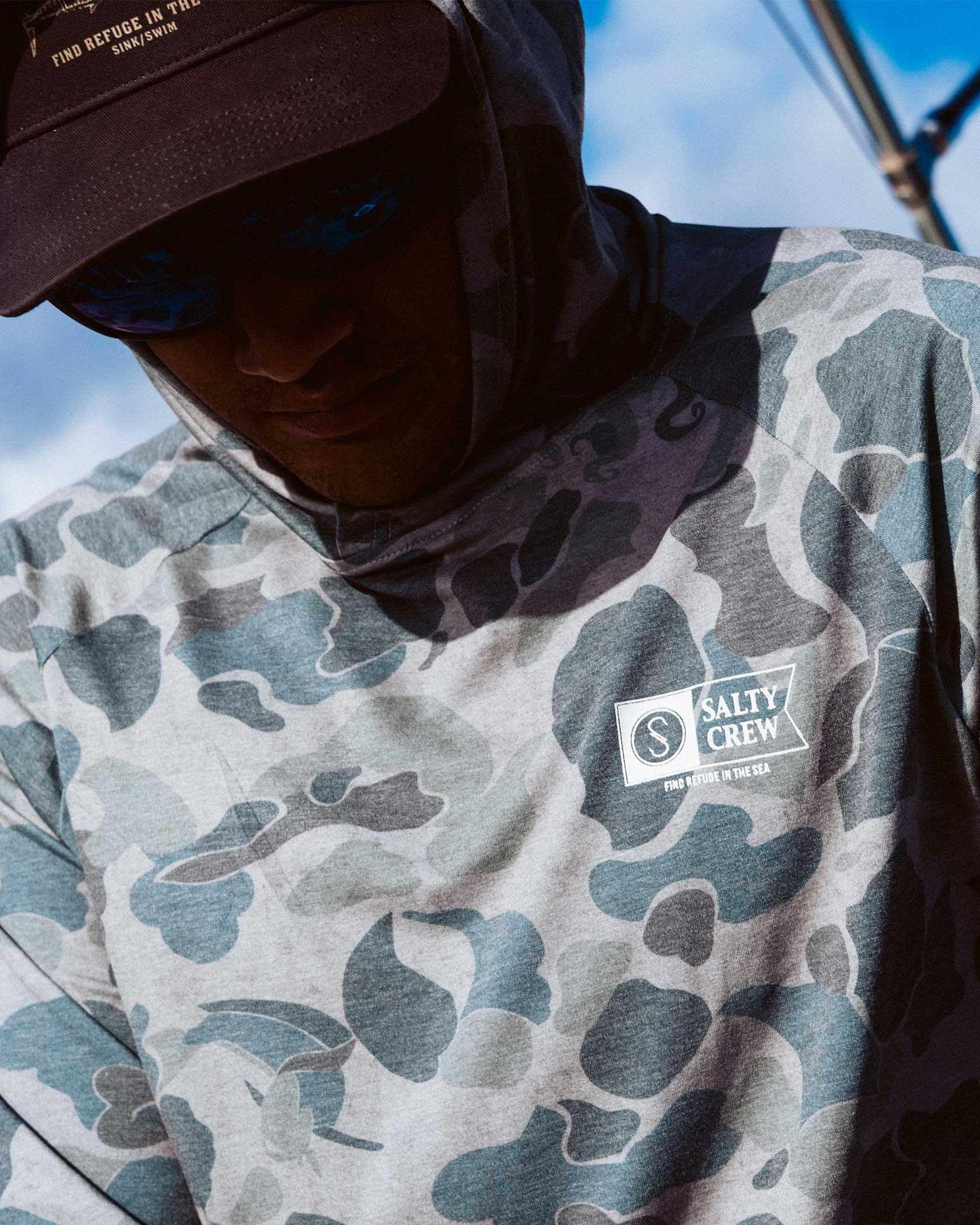 Mariner Lite UV Hoodie - Sand Camo Male Product Image
