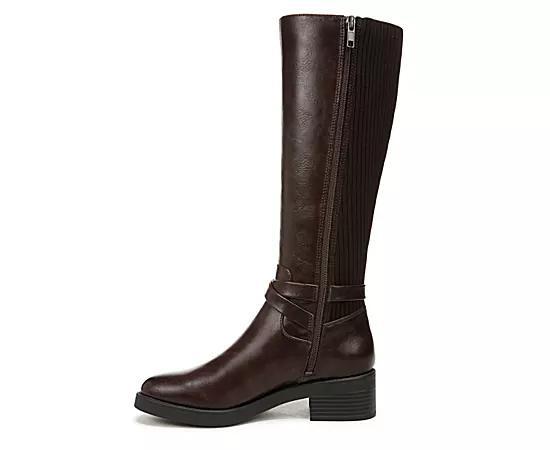 LifeStride Brittany Women's Tall Riding Boots in Regular and Wide Calf, Size: 10 Wide, Brown Product Image