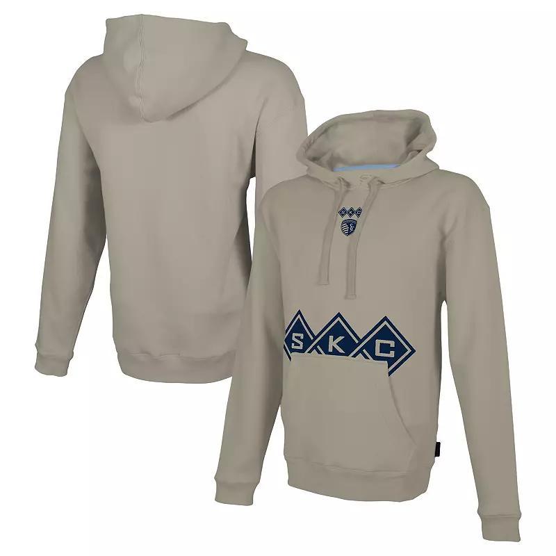 Men's Stadium Essentials Tan Sporting Kansas City Status Pullover Hoodie, Size: Medium, Team Product Image