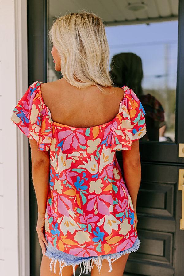 Happy Days Floral Shift Top Product Image