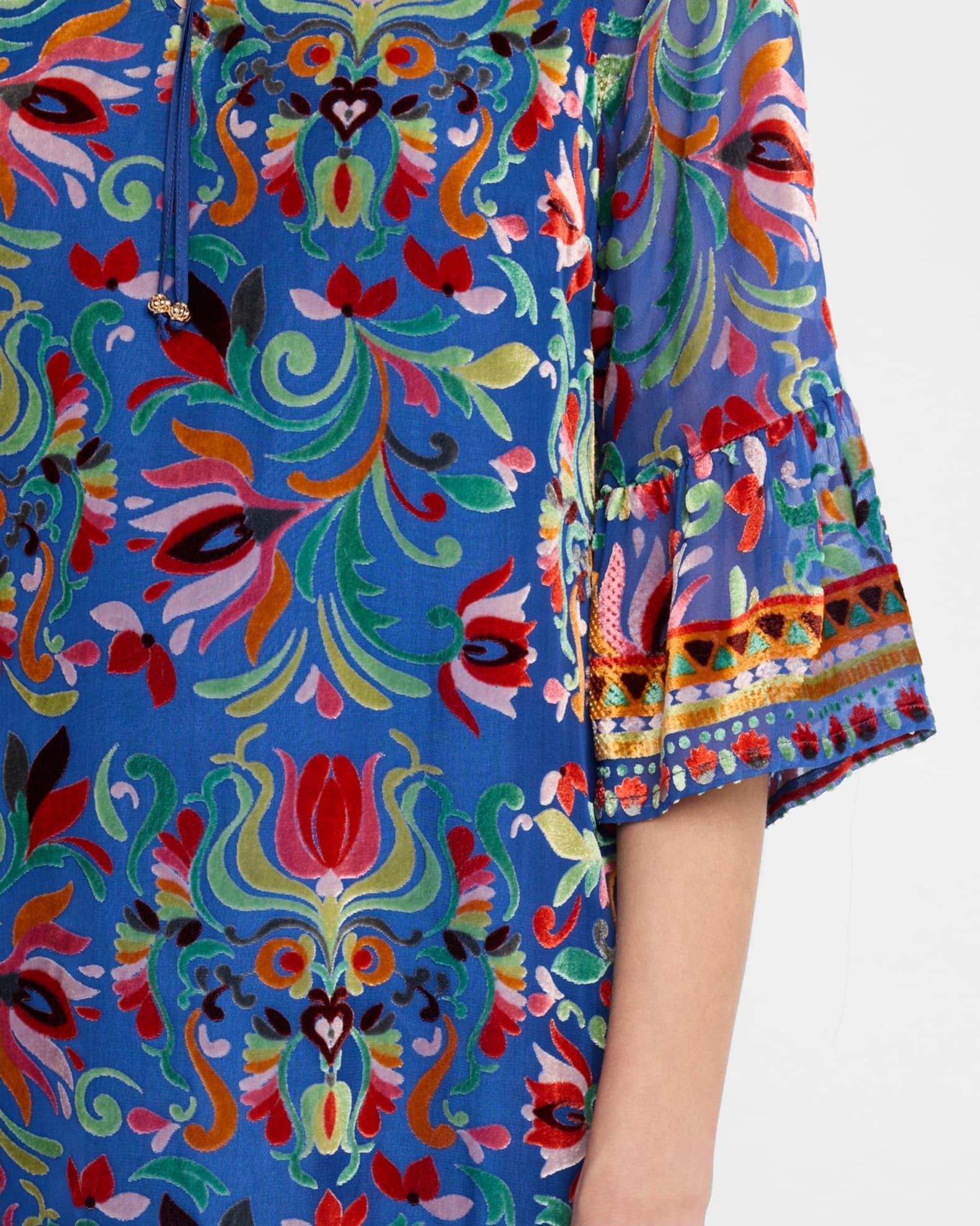 Sofiya Floral Burnout Mini Shift Dress Product Image