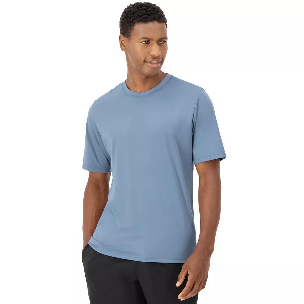 Men's Hanes Moves™ Short Sleeve Performance Tee, Size: XXL, Tubing Grey Product Image