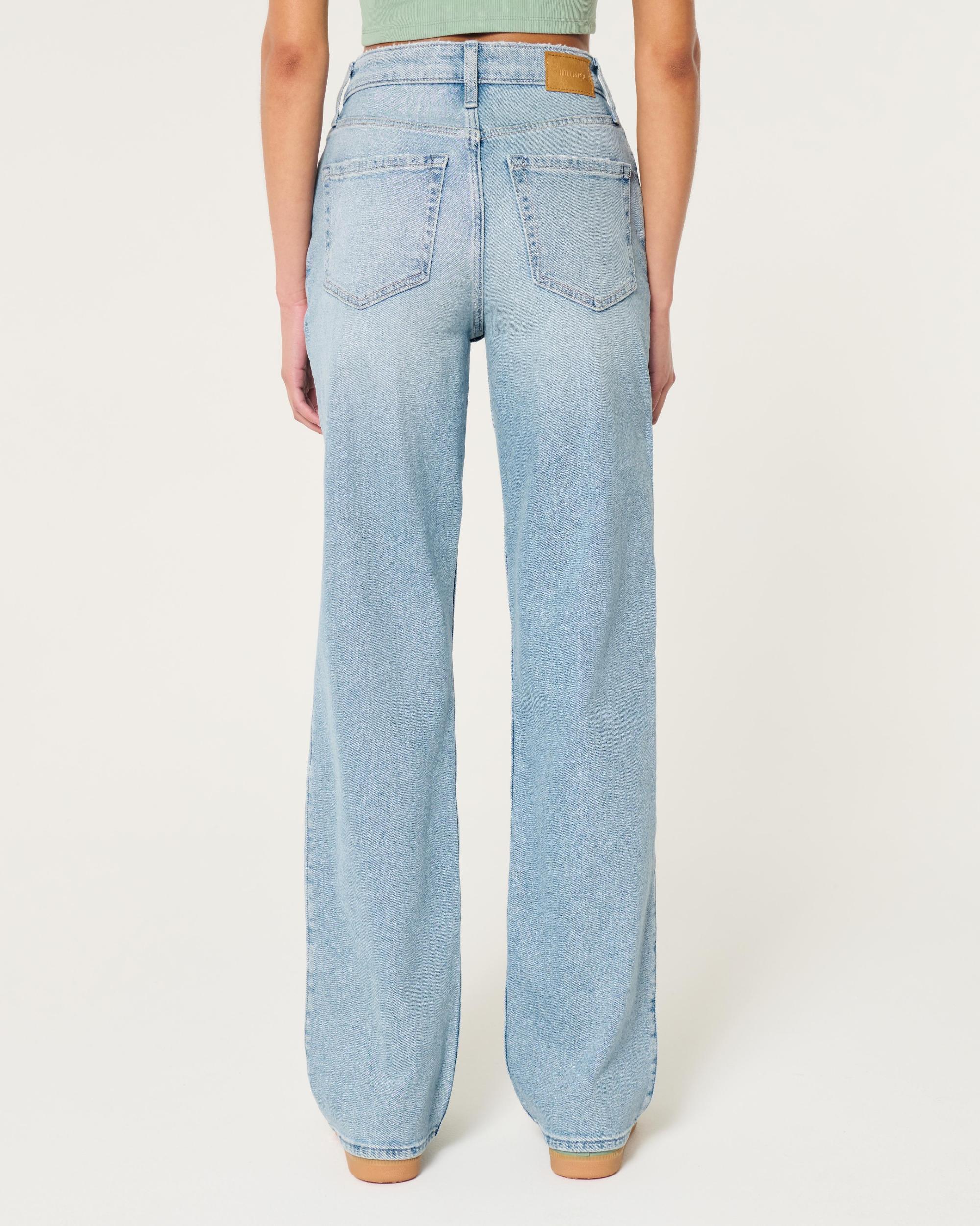 Ultra High-Rise Medium Wash Dad Jeans Product Image