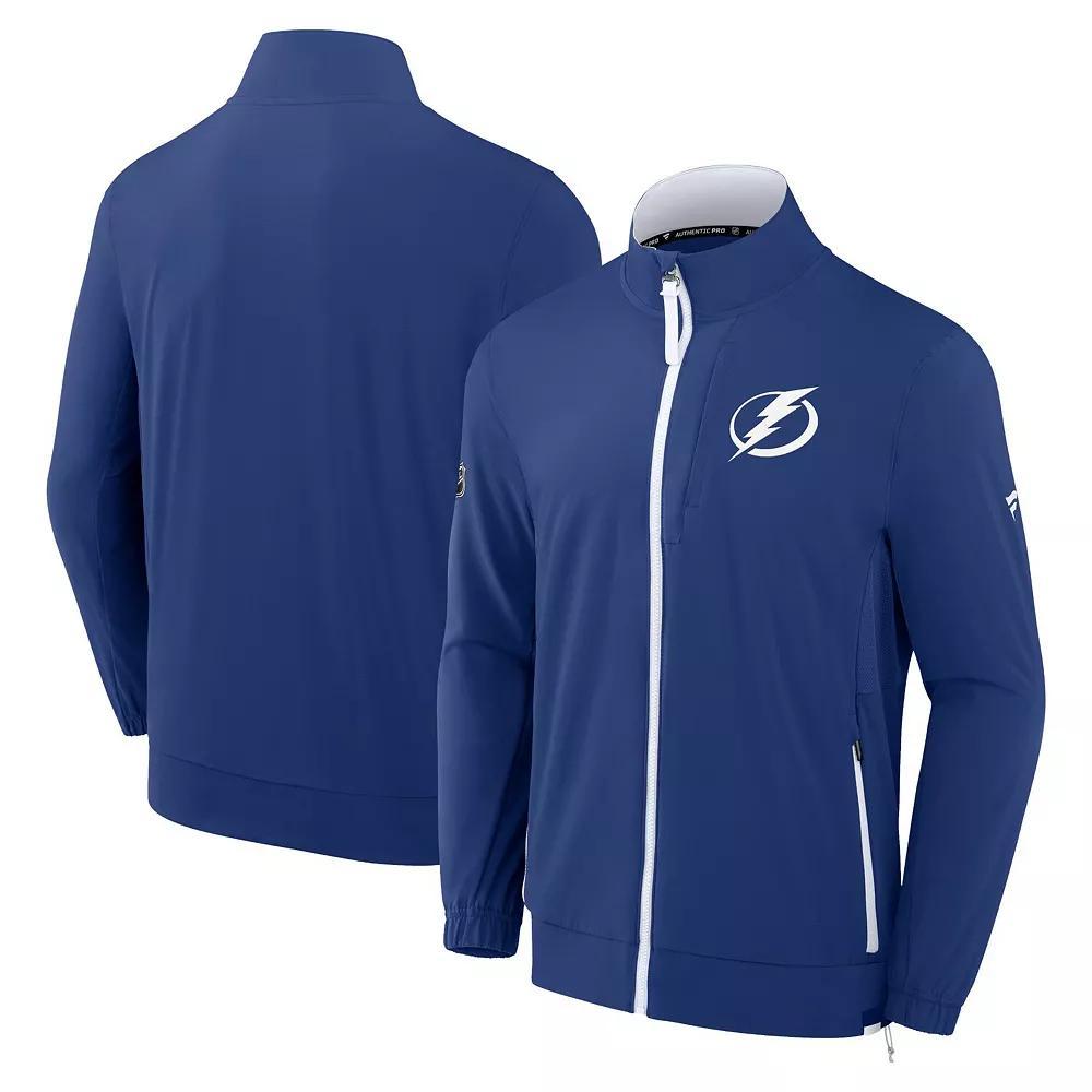 Men's Fanatics  Blue Colorado Avalanche Authentic Pro Rink Coaches Full-Zip Jacket, Size: Large Product Image