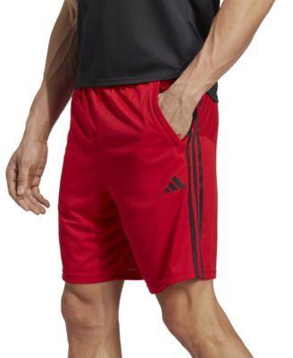 Big & Tall adidas Train Essentials Piqu 3-Stripes Training Shorts, Mens Product Image