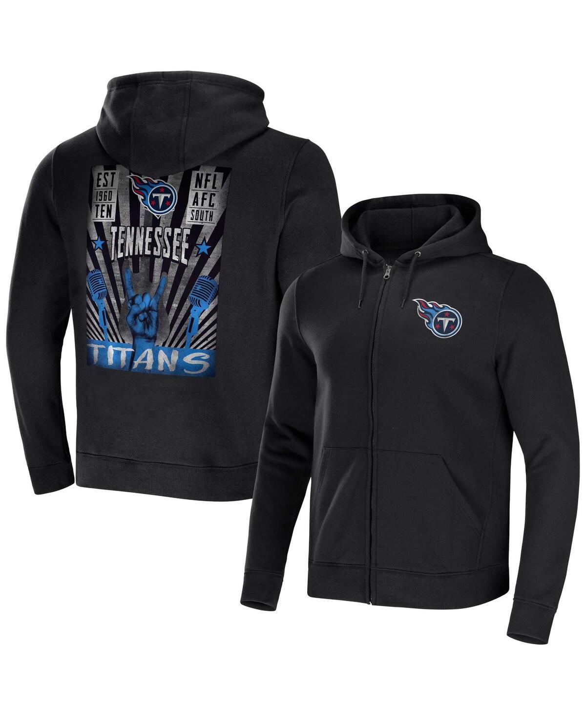 Men's NFL x Darius Rucker Collection by Fanatics Black New England Patriots Rocker Full-Zip Hoodie, Size: Large Product Image