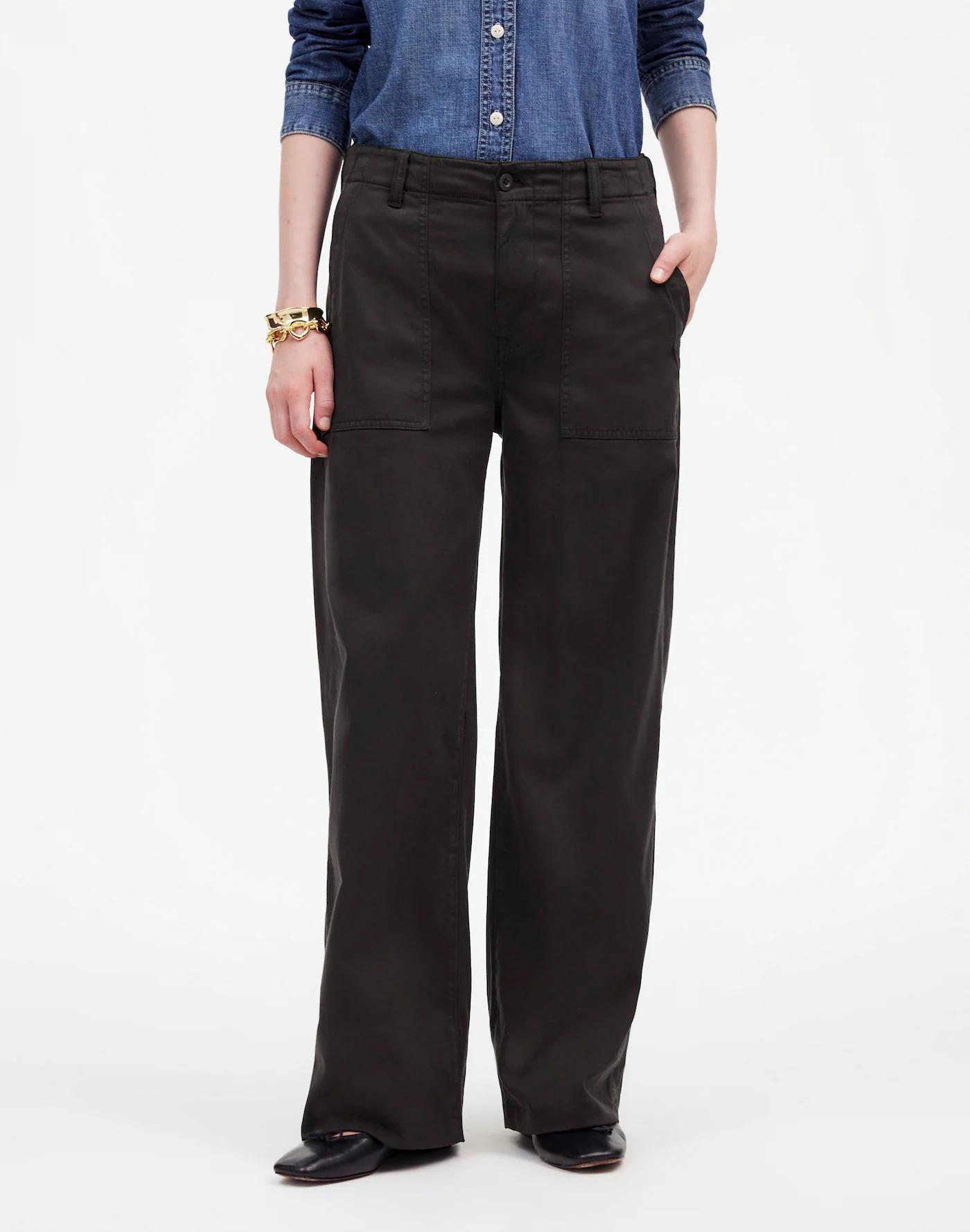 Petite Low-Slung Baggy Utility Pants Product Image