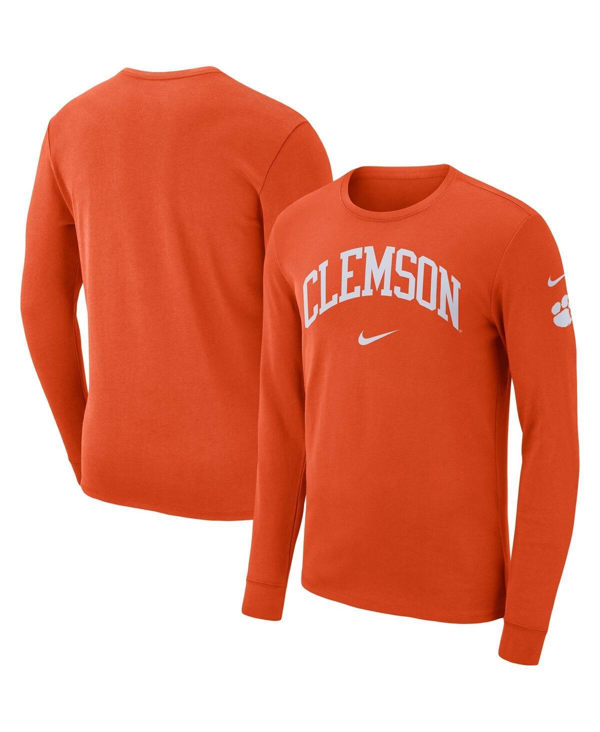 Men's Nike Heather Gray Michigan State Spartans Arch 2-Hit Long Sleeve T-Shirt, Size: 2XL, Grey Product Image