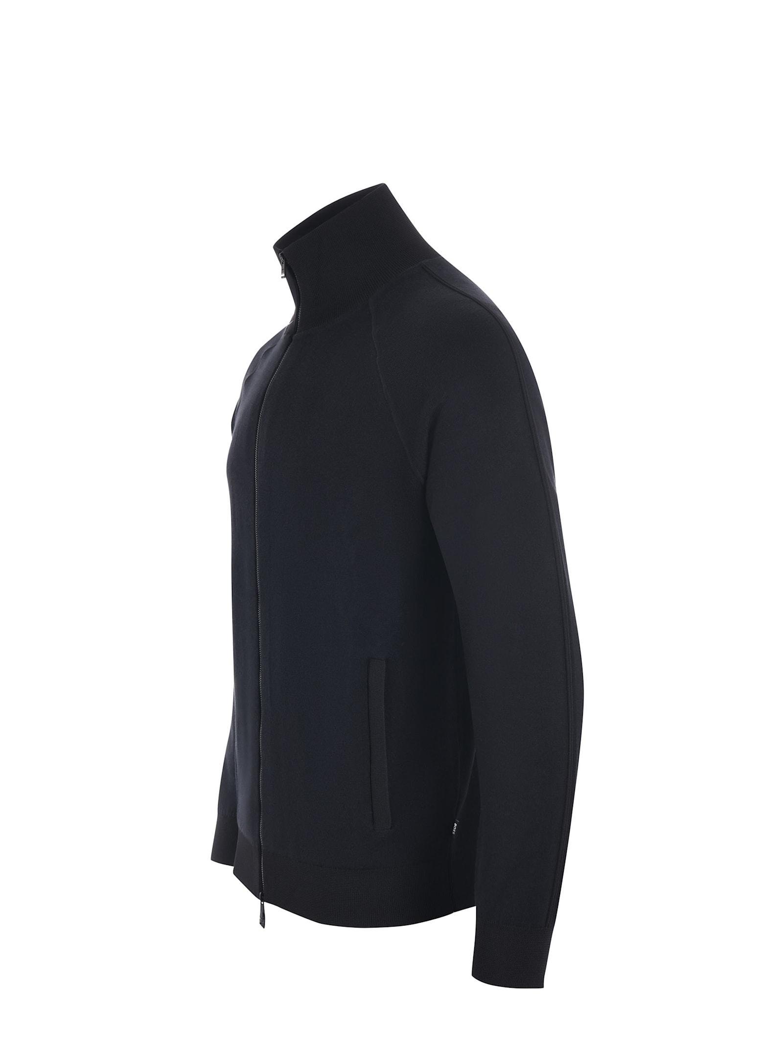 HUGO BOSS Boss Cardigan In Black Product Image