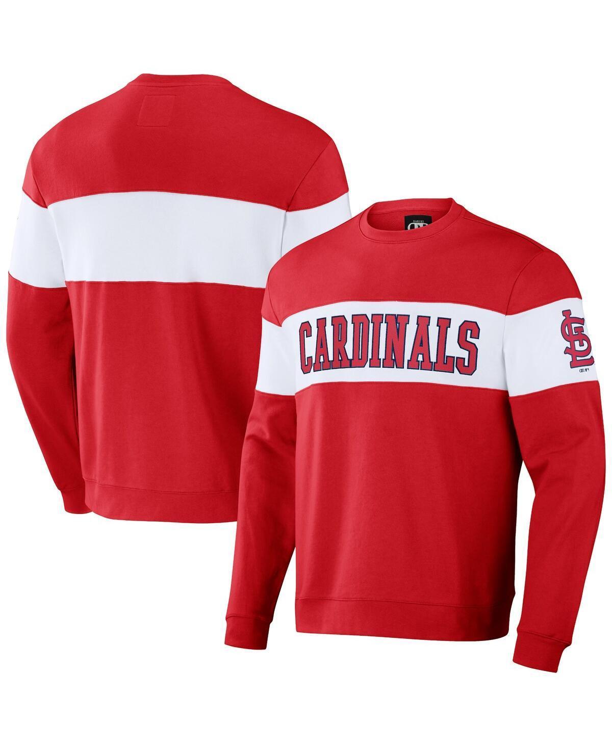 Men's Darius Rucker Collection by Fanatics Navy Houston Astros Stripe Pullover Sweatshirt, Size: Small, Blue Product Image