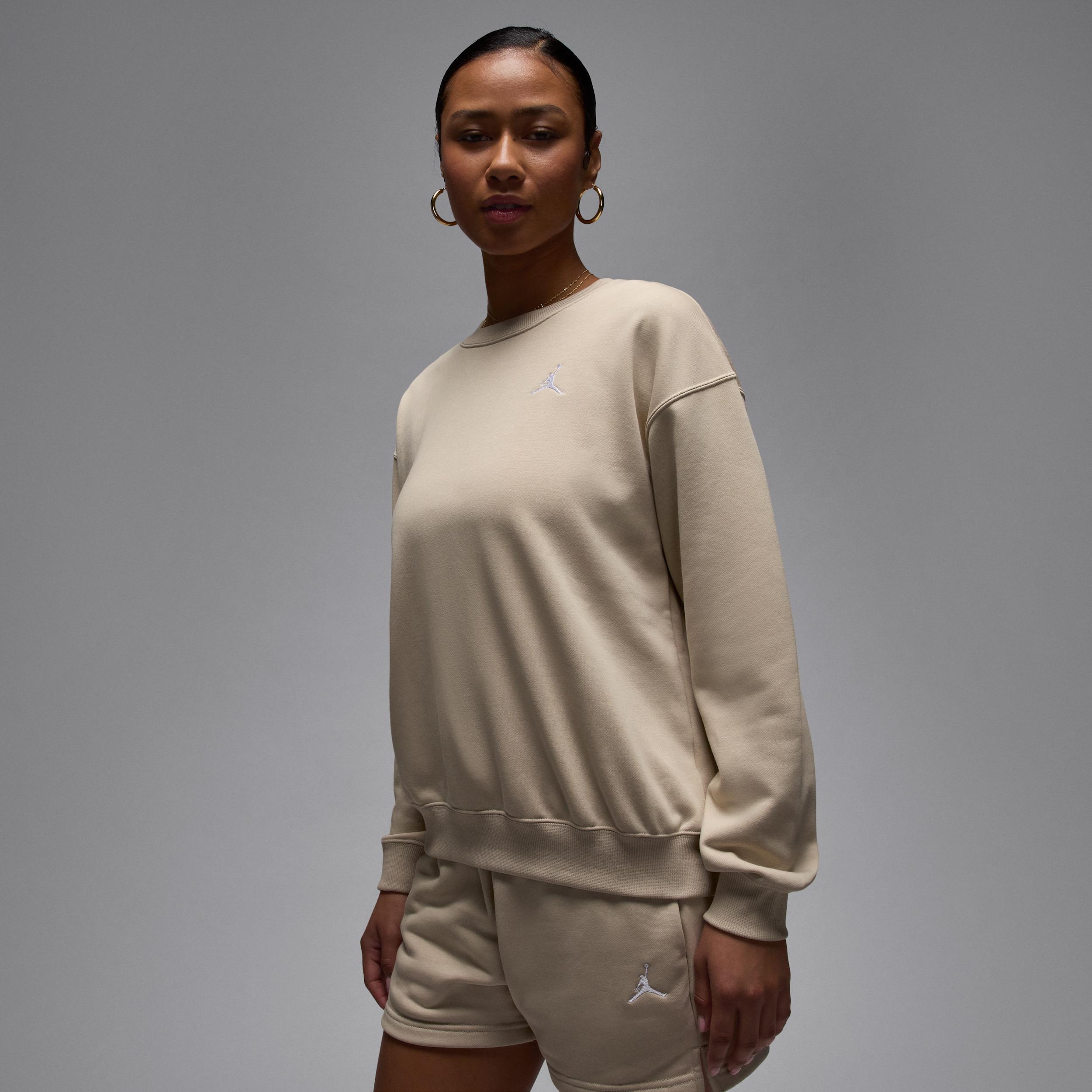 Jordan Brooklyn Fleece Women's French Terry Crew-Neck Sweatshirt Product Image