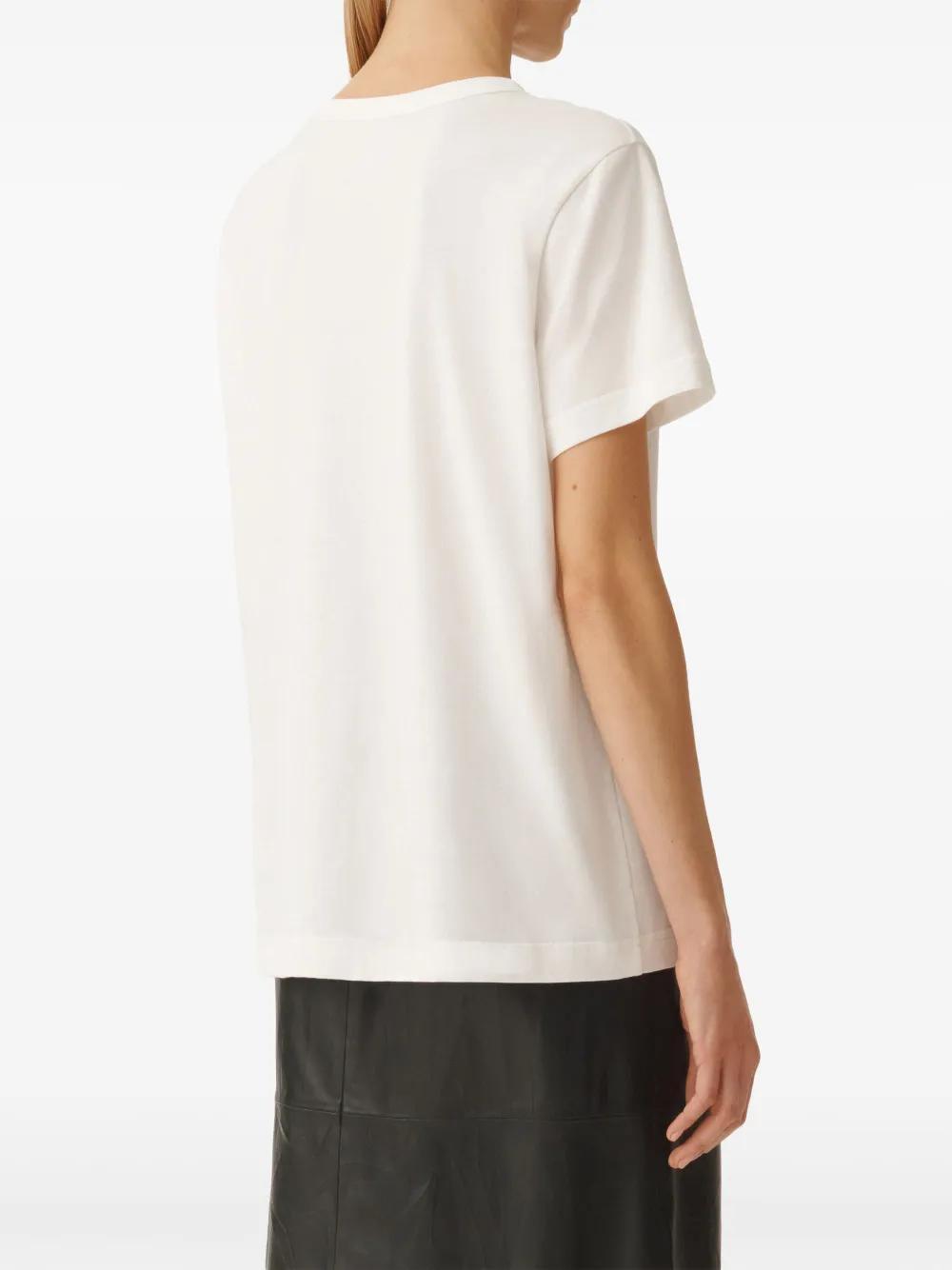 FABIANA FILIPPI Jersey T-shirt In White Product Image