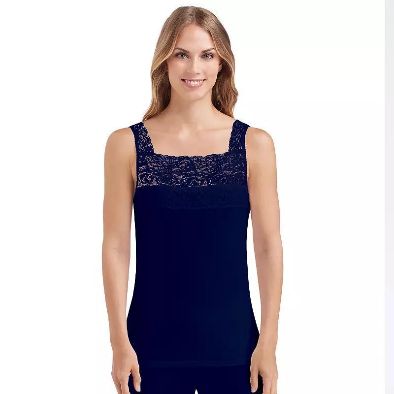 Cuddl Duds® SofTech Lace-Trim Tank Top - Women's, Size: Medium, Ivory Product Image