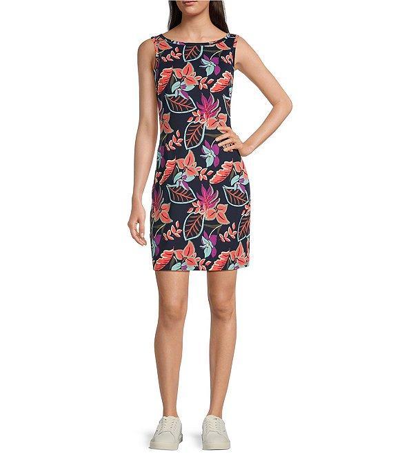Columbia Women's Chill River Printed Crew Neck Sleeveless Shift Dress Product Image