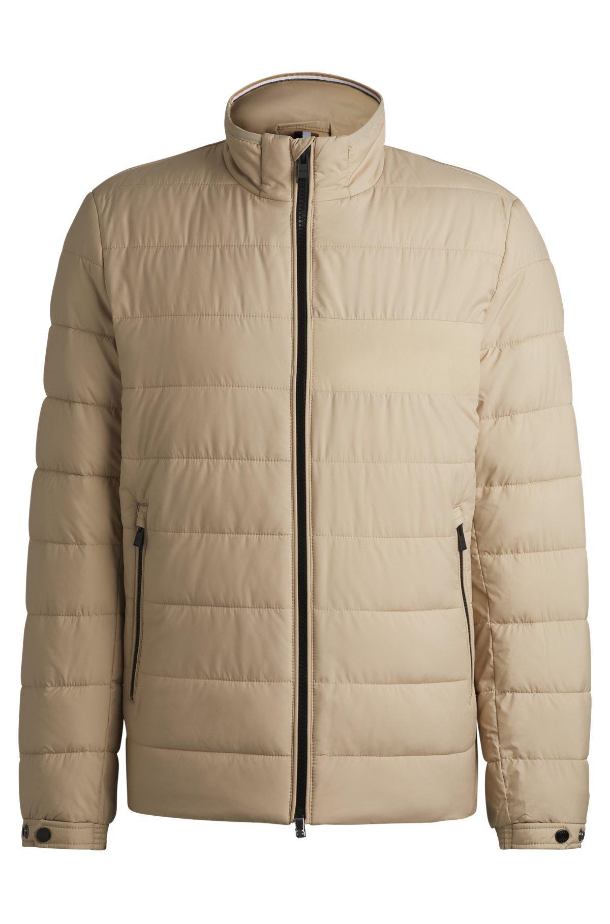 Water-repellent regular-fit jacket with logo detail Product Image