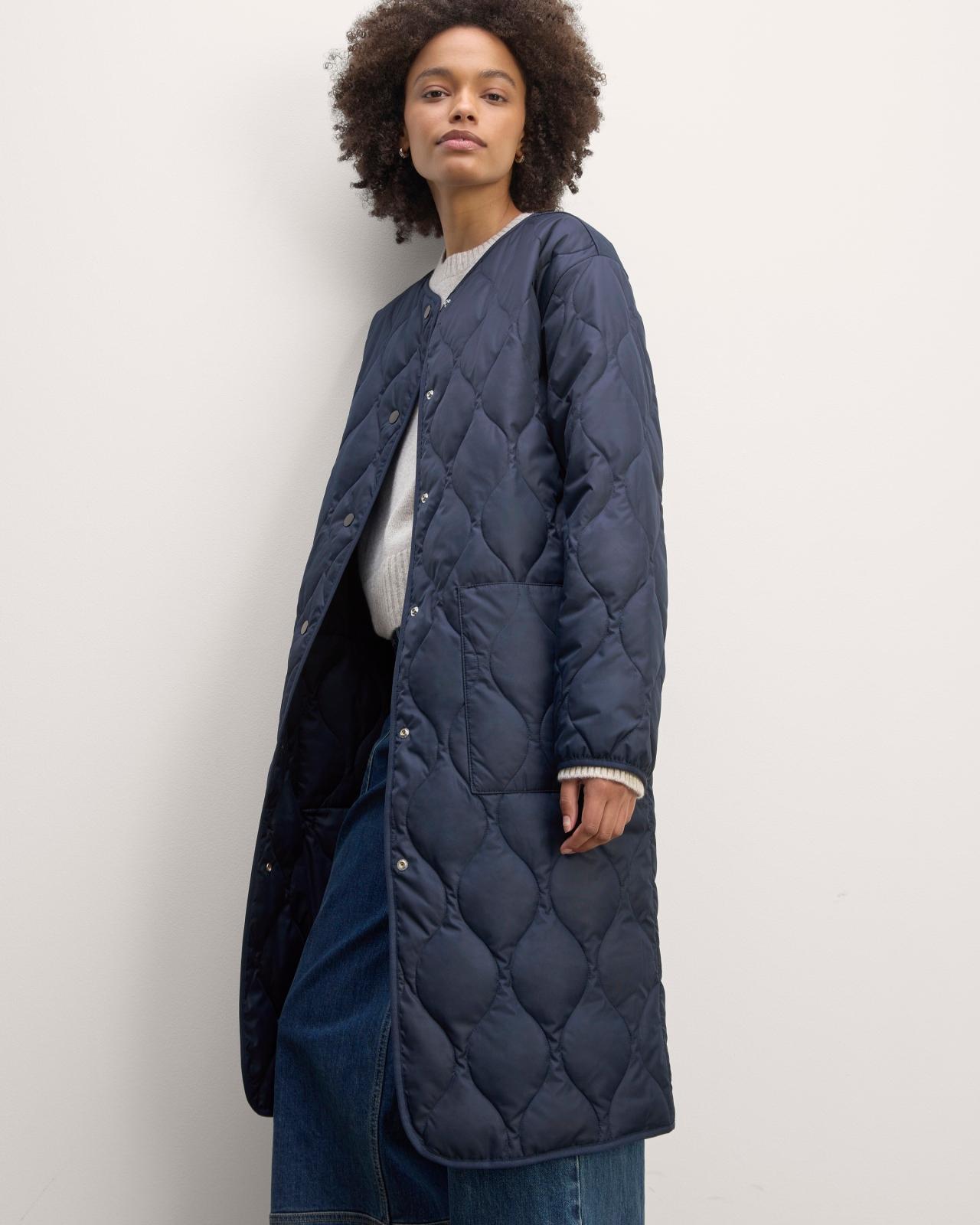 The Long Quilted Liner Product Image