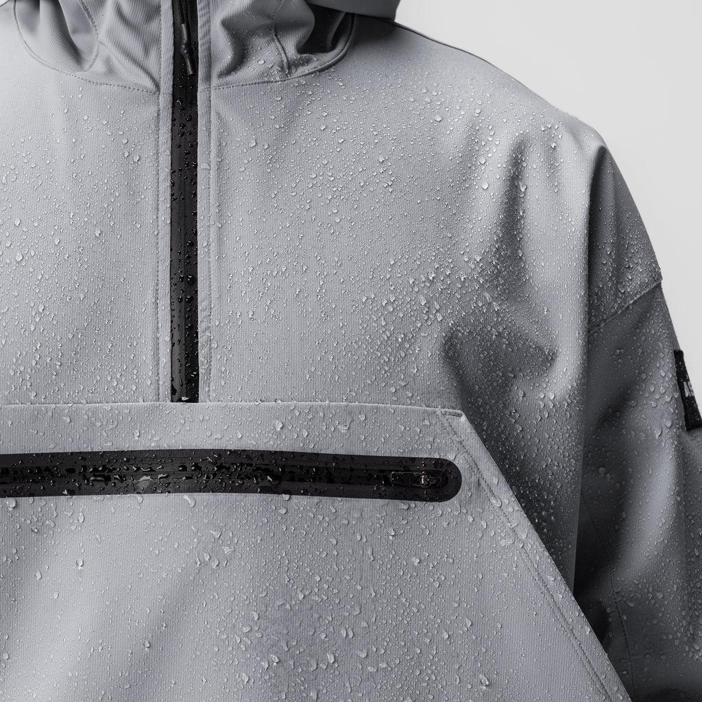 0717. Weather-Ready Anorak Jacket - Slate Grey "Patch" Product Image