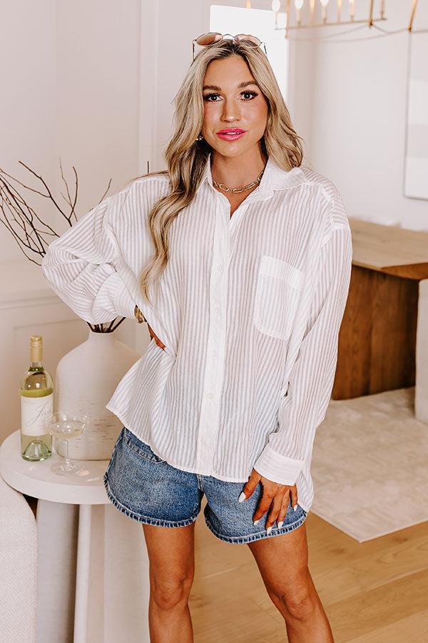 Uptown Babe Oversized Button Up Product Image