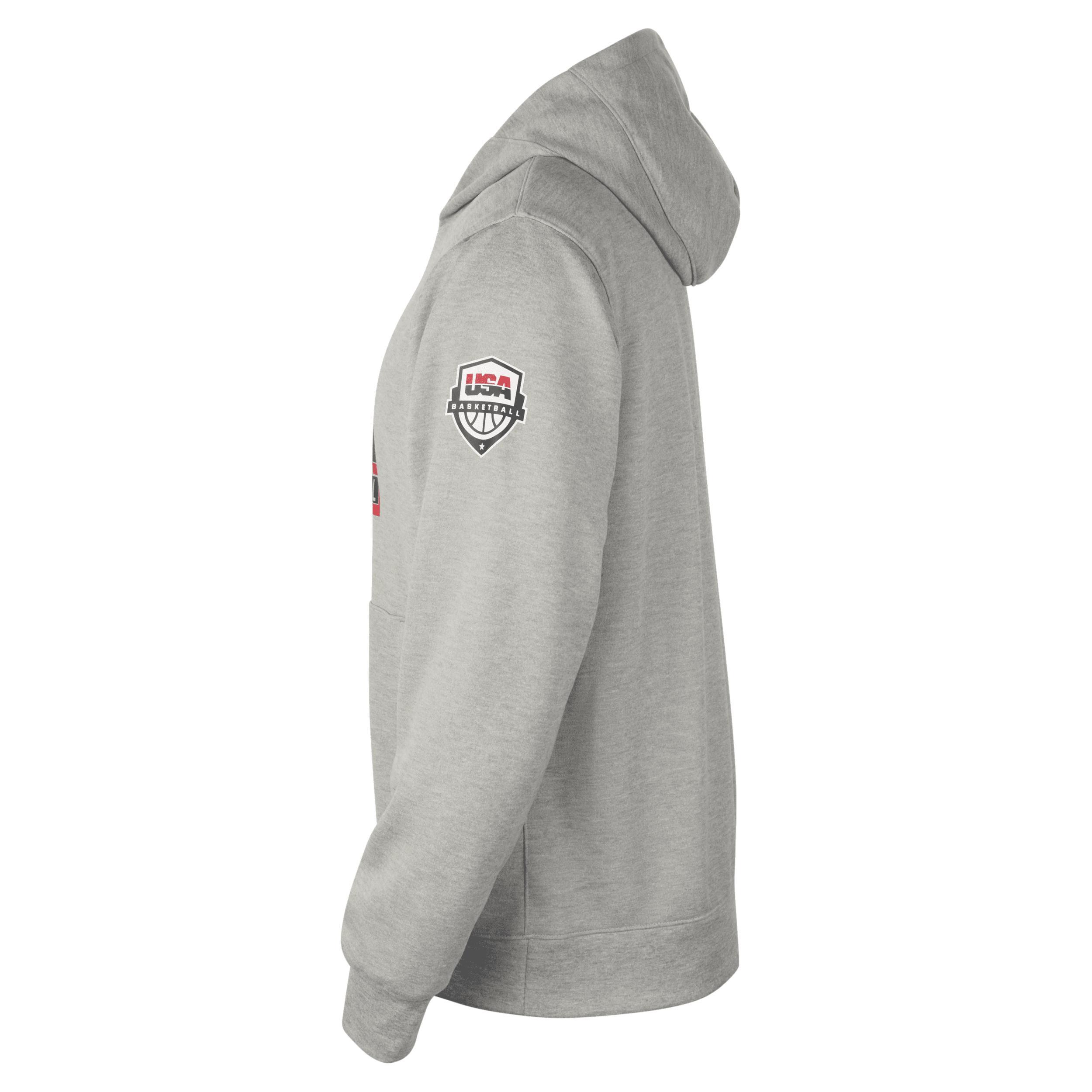 USA Practice Nike Men's Basketball Fleece Hoodie Product Image
