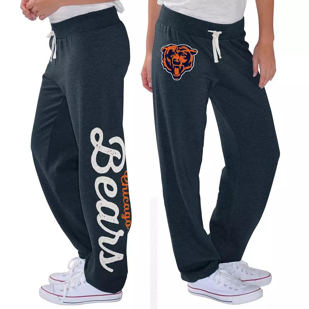 Women's G-III 4Her by Carl Banks Navy Chicago Bears Scrimmage Fleece Pants, Size: Large, Blue Product Image