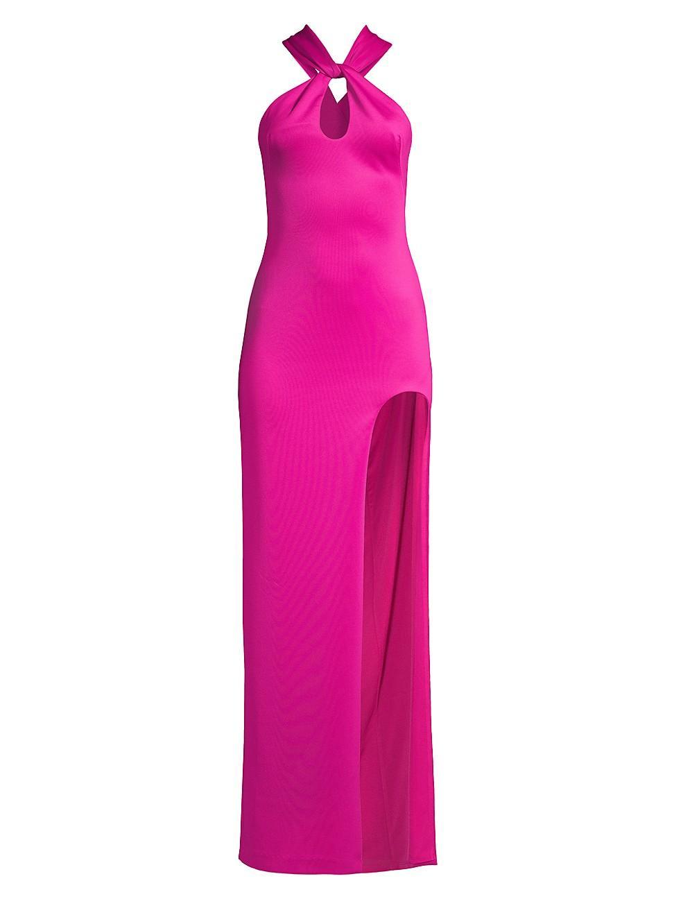 Womens Eve Taya Twisted Halterneck Gown Product Image