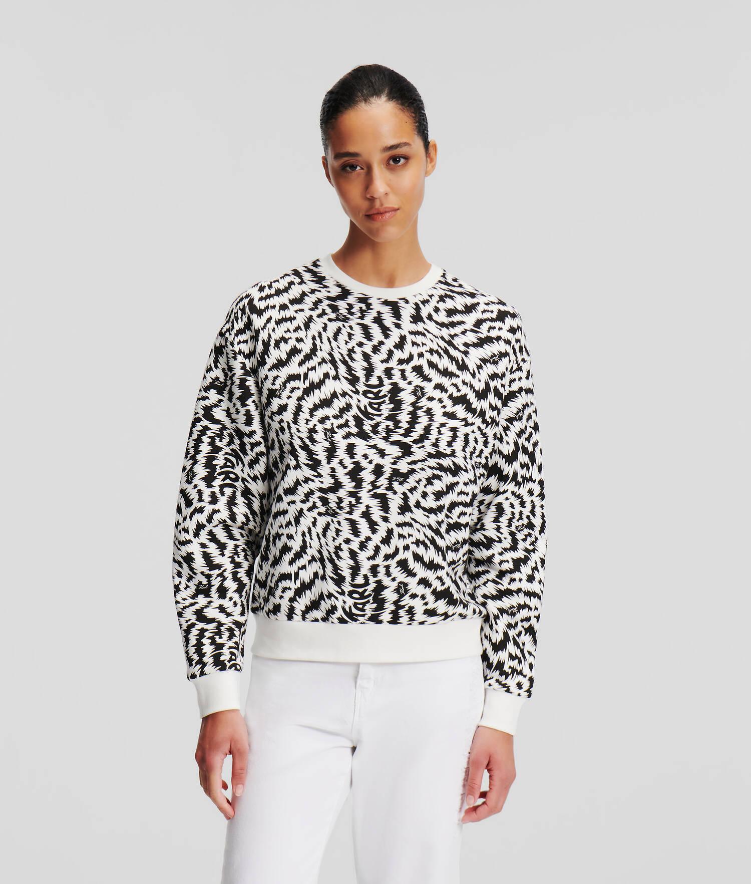 ZEBRA-PRINT SWEATSHIRT Product Image