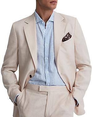 Reiss Kin Slim Fit Linen Blazer Product Image
